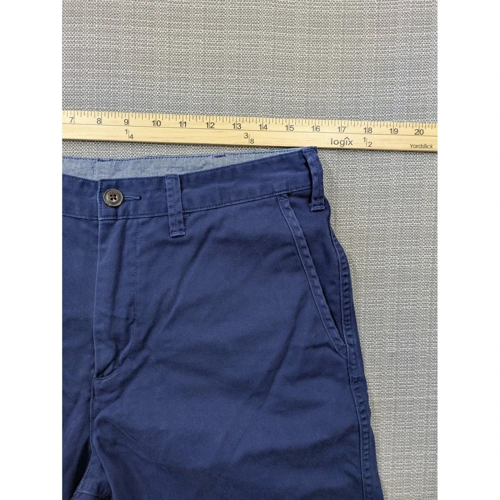Polo Ralph Lauren Shorts Mens 31 Blue Relaxed Fit Chino Cotton 10 Inseam Casual